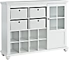 Ameriwood™ Home Reese Park Storage Cabinet, 3 Shelves, White