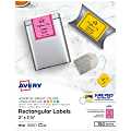 Avery® Labels With Sure Feed® Assorted Bright Colors, 4331, 2" x 2 5/8", Pack Of 150 1 thumbnail image