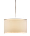 Adesso® Timpani Pendant Ceiling Lamp, 12"H, White 1 thumbnail image