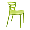 Safco® Entourage™ Stacking Chairs, Green, Set Of 4