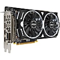 MSI ARMOR RX 580 ARMOR 8G OC Radeon RX 580 Graphic Card - 1.37 GHz Boost Clock - 8 GB GDDR5 - 256 bit Bus Width - Fan Cooler - DirectX 12, OpenGL 4.5 - 2 x DisplayPort - 2 x HDMI - 1 x Total Number of DVI (1 x DVI-D) - Dual Link DVI Supported - PC 1 thumbnail image