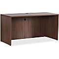 Lorell® Essentials 66"W Computer Desk Credenza Shell, Walnut