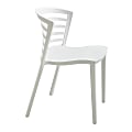 Safco® Entourage™ Stacking Chairs, White, Set Of 4 1 thumbnail image