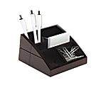 Realspace® Espresso Wood Desk Organizer, Brown 1 thumbnail image