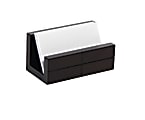 Realspace® Espresso Wood Business Card Holder, Brown 1 thumbnail image