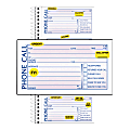 Adams® Phone Message Book With Stickers, Book Of 400 Messages