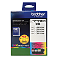 Brother® LC3029 Cyan; Magenta; Yellow High-Yield Ink Cartridges, Pack Of 3, LC30293PKS 1 thumbnail image
