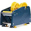 Tatco Mailing Seal/Shipping Label Dispenser - Manual - 3.50" Width x 8.50" Length - 3" Core Diameter - 2 Adapter - Blue