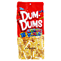 Dum Dums Crème Soda Lollipops, Party Yellow, 75 Pieces Per Bag, Pack Of 2 Bags