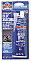 Sensor-Safe Blue RTV Silicone Gasket, 3 oz Tube, Blue 1 thumbnail image