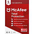 McAfee Total Protection,  For 5 Devices, Antivirus Security Software, 1-Year Subscription, Download 1 thumbnail image