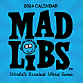 2024 TF Publishing Humor Wall Calendar, 12" x 12", Mad Libs, January To December