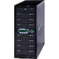 Kanguru DVD Duplicator 1 to 7 Target - Disk duplicator - DVD±RW (±R DL) x 7, DVD-ROM x 1 - max drives: 8 - 24x - USB 2.0 - external - TAA Compliant