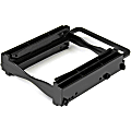 StarTech.com Dual 2.5" SSD/HDD Mounting Bracket for 3.5" Drive Bay - Tool-Less Installation - 2-Drive Adapter Bracket for Desktop Computer 1 thumbnail image