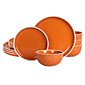 Wanda June Home By Miranda Lambert 12-Piece Stoneware Dinnerware Set, Terracotta 1 thumbnail image
