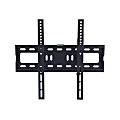 MegaMounts Heavy-Duty Fixed Wall Mount For 26 - 55" TVs, 17"H x 18.5"W x 1.25"D, Matte Black