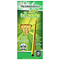 Ticonderoga® Tri-Write Pencils, Without Erasers, #2 Lead, Yellow, Pack Of 36