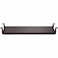 Lorell® Laminate Universal Keyboard Tray, Mahogany