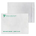 Zip Stick®,  White DuPont™ Tyvek® Open End Catalog Mailing Envelopes, 1-Color, Custom 10" x 13", Box Of 500 1 thumbnail image