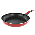 Oster Claybon Aluminum Nonstick Frying Pan, 12”, Speckled Red 1 thumbnail image