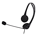 Compucessory Lightweight Stereo Headphones with Mic - Stereo - Mini-phone (3.5mm) - Wired - 32 Ohm - 20 Hz - 15154 1 thumbnail image