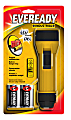 Eveready Industrial 2D LED Flashlight, Yellow