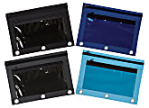 Office Depot® Brand Pencil Pouch With Clear Window, 7" x 9 3/4", Assorted Colors 1 thumbnail image