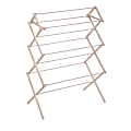 Honey-Can-Do Wood Drying Rack, 47 1/16"H x 30 1/4"W x 15"D, Natural