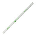 Planet+ Compostable Jumbo Straws, 7-3/4", Clear, Pack Of 4,800 Straws