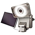 Maxsa Motion-Activated Solar Security Floodlight - LED Bulb - Silver 1 thumbnail image