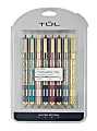 TUL® GL Series Retractable Gel Pens, Limited Edition, Medium Point, 0.8 mm, Assorted Barrel Colors With Leopard Pattern, Assorted Metallic Inks, Pack Of 8 Pens