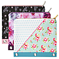 Divoga® 3-Hole Pencil Pouch, 9 3/4" x 8 1/2", Assorted 1 thumbnail image