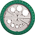 Helix Angle and Circle Protractor - Plastic - Assorted - 1 Each 1 thumbnail image