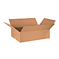 Partners Brand Corrugated Boxes, 8"H x 18"W x 32"D, 15% Recycled, Kraft, Bundle Of 15