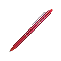 Pilot® FriXion Clicker Pens, Fine Point, 0.7 mm, Black Barrel, Red Ink