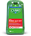 CURAD® First Aid Kits, 15 Pieces, 5"H x 1 1/4"W x 2 5/8"D, Green, Pack Of 24 1 thumbnail image