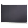 Quartet® Prestige Plus™ Magnetic Fabric Bulletin Board, 72" x 48", Aluminum Frame With Silver Finish