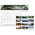 AT-A-GLANCE® Monthly Desk Pad Calendar, 17" x 22", Landscape Panoramic, January to December 2018 (89802-18)