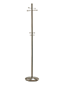 Adesso® Coat Rack, 67"H x 13"W x 13"D, Satin Steel 1 thumbnail image