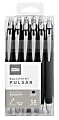 Office Depot® Brand Pulsar Advanced Ink Ballpoint Pens, Conical/Medium Point, 0.8 mm, Black Barrels, Black Ink, Pack Of 12 1 thumbnail image