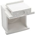 Tripp Lite Snap-In Blank Keystone Jack Insert, White, 10 Pack 1 thumbnail image