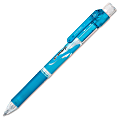 Pentel E-Sharp Mechanical Pencils - #2 Lead - 0.5 mm Lead Diameter - Fine Point - Refillable - Black Lead - Sky Blue Barrel - 1 Dozen