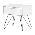 South Shore Slendel Nightstand, 20-1/4”H x 20”W x 15-3/4”D, Pure White 1 thumbnail image