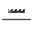 Eureka® Deco Trim® Strips, Hollywood Clapboard, Assorted Colors, Pack Of 12 1 thumbnail image