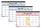 Blue Sky® 50% Recycled Desk Pad Calendar, 17" x 11", Looney Tunes®, January-December 2017 1 thumbnail image