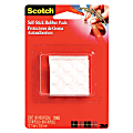 Scotch® Self-Stick Rubber Pads, Clear, 1/2", Pack Of 18 1 thumbnail image