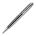 Journal Pen, Medium Point, 1.0 mm, Metallic Gray Barrel, Black Ink