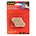 Scotch® Self-Stick Floor Care Pads, 3/4", Pack Of 12