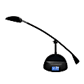 LighTunes Balance Arm Bluetooth® Speaker Table Lamp, 31 1/2"H, Black Shade/Black Base
