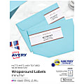 Avery® Premium Address Labels, 22838, Wraparound, 1 3/4" x 7 17/20", Textured White, Pack Of 50 1 thumbnail image
